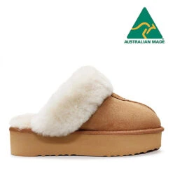 Jumbo UGG Platform Ladies Scuff- Made In Australia