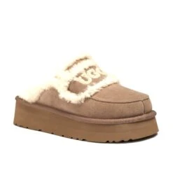 UGG Chloe Fluffy Platform Scuff -Ugg 5086