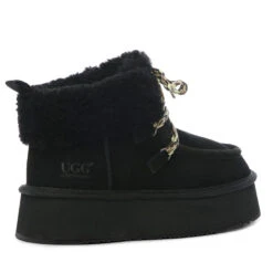 UGG Premium Fluffy-Lace Platform Boots 18 UGG Premium Fluffy-Lace Platform Boots -Ugg B2 279d5c81 5af0 40d9 827a 92d3aeb3bdea