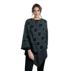 Premium Possum And Merino Wool - Diamond Poncho