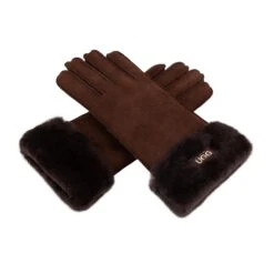 UGG Premium Single Cuff Gloves -Ugg CHOCO 2
