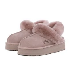 UGG Fluffy Strappy Platform Scuff 39 UGG Fluffy Strappy Platform Scuff -Ugg HSY 5446