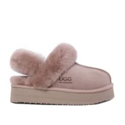 UGG Fluffy Strappy Platform Scuff 37 UGG Fluffy Strappy Platform Scuff -Ugg HSY 5449