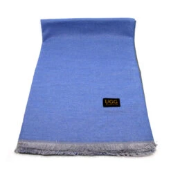 UGG Premium Wool Scarf -Ugg blue scarf