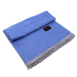 UGG Premium Wool Scarf -Ugg blue scarf3