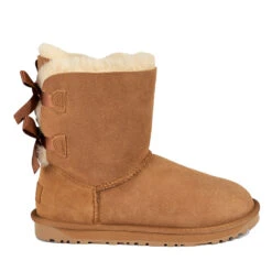 UGG Short Double Back Bow Boots -Ugg c1 6c9fdf20 bee2 46a7 b3d0 2be6e7e699a2