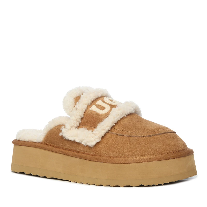 UGG Trisha Fluffy Platform Scuff 3 UGG Trisha Fluffy Platform Scuff