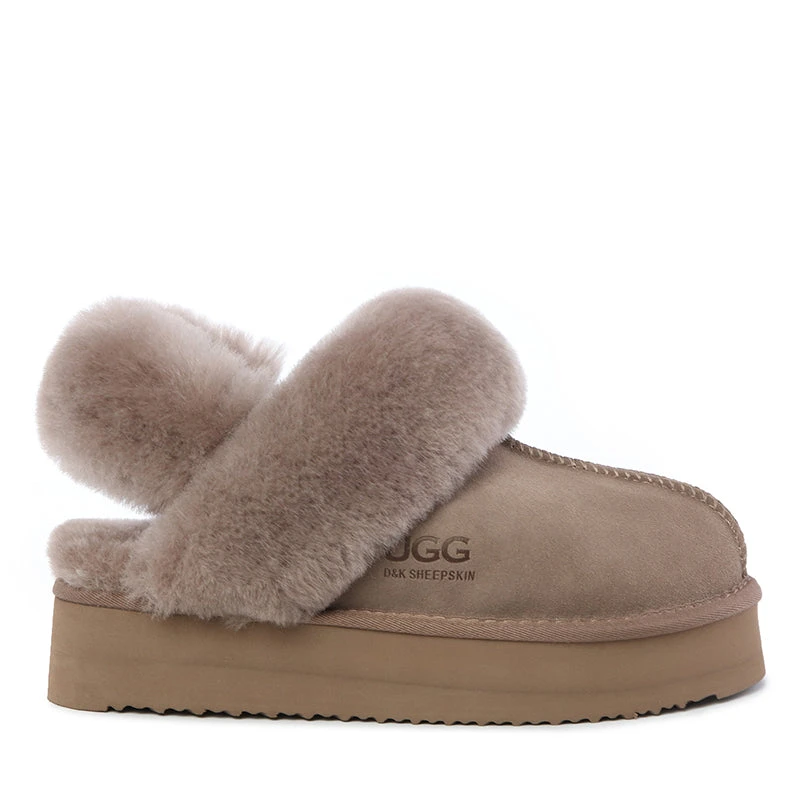 UGG Fluffy Strappy Platform Scuff 3 UGG Fluffy Strappy Platform Scuff