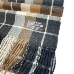 Check Wool Scarf -Ugg check wool scarf 516046