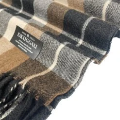 Check Wool Scarf -Ugg check wool scarf 813128