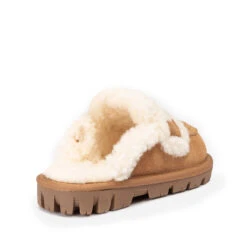 UGG Kids Logo Detachable Scuff -Ugg chestnut 03