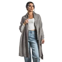 Premium Possum And Merino Wool - Jacquard Wrap