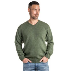 Premium Possum And Merino Wool V-neck Jumper -Ugg moss ef04bd68 98da 47b2 bfc1 c0834866ae7d