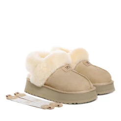 UGG Premium Detachable Fluffy Platform Scuff -Ugg ms4 39a3e979 9796 47f8 9809 19edc8720a82