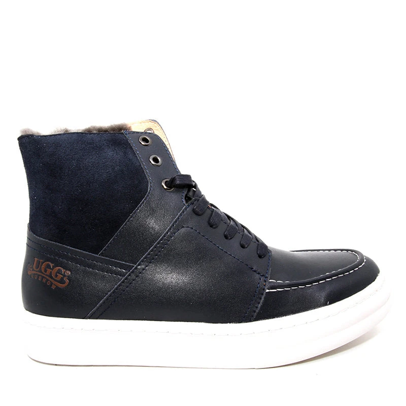 Men Lace-Up Ugg Boots 3 Men Lace-Up Ugg Boots