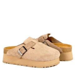 UGG Valentina Platform Suede Leather -Ugg taupe05