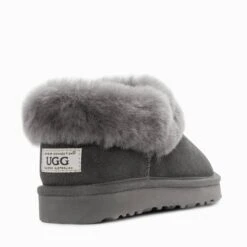 UGG Alberich Fluffy Collar Slippers -Ugg ugg alberich fluffy collar slippers 852891