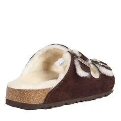 UGG Collins Shearling Buckled Sandals -Ugg ugg collins shearling buckled sandals 291125