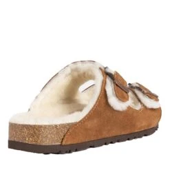 UGG Collins Shearling Buckled Sandals -Ugg ugg collins shearling buckled sandals 376333