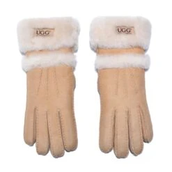 UGG Double Cuff Sheepskin Gloves -Ugg ugg double cuff sheepskin gloves 610953