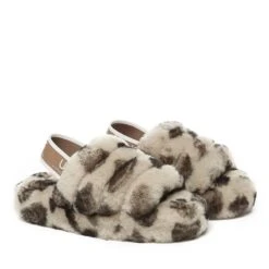 UGG Kids Puffy Leopard Slides -Ugg ugg kids puffy leopard slides 906331