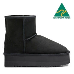 Jumbo UGG Platform Selena Ultra Short Boots-Made In Australia -Ugg ugg platform selena ultra short boots made in australia 303879
