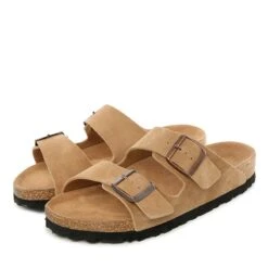 UGG Platinum Buckle Leather Slides -Ugg ugg platinum buckle leather slides 122003