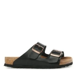 UGG Platinum Buckle Leather Slides -Ugg ugg platinum buckle leather slides 147671