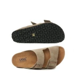 UGG Platinum Buckle Leather Slides -Ugg ugg platinum buckle leather slides 404643