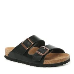 UGG Platinum Buckle Leather Slides -Ugg ugg platinum buckle leather slides 503640