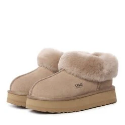 UGG Platinum Platform Slippers -Ugg ugg platinum platform slippers 323912