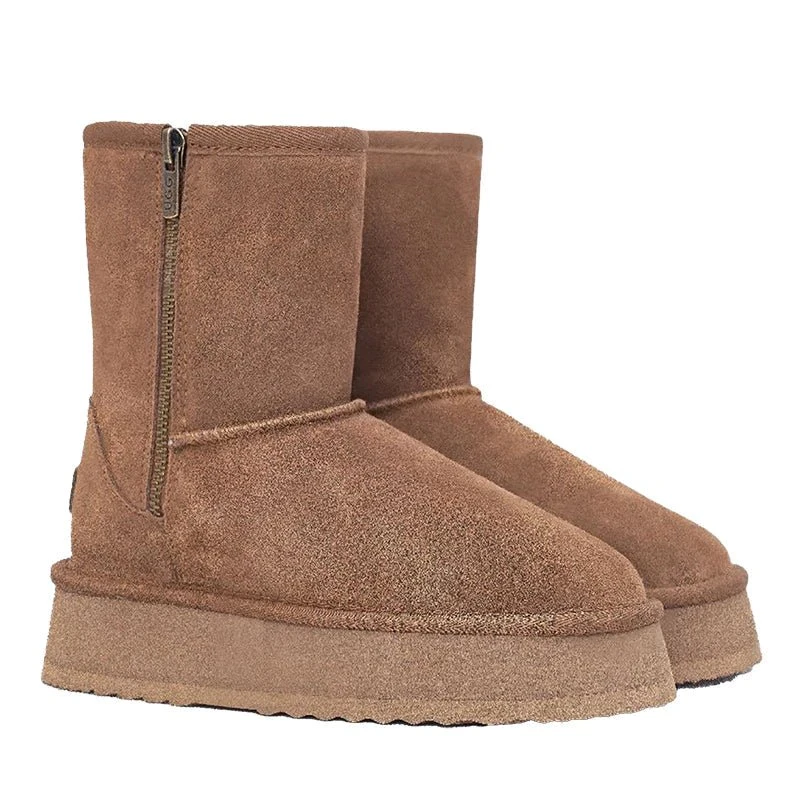 Premium Short Zip Platform Ugg Boots 10 Premium Short Zip Platform Ugg Boots - Image 8