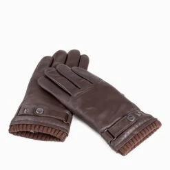 UGG Premium Touch Screen Men's Silver Stud Gloves -Ugg ugg premium touch screen mens silver stud gloves 399572