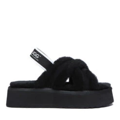 UGG Sayuri Platform Cross Slides -Ugg ugg sayuri platform cross slides 915067