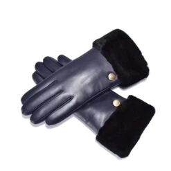 UGG Single Cuff Nappa Gloves -Ugg ugg single cuff nappa gloves 344205