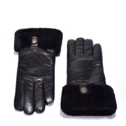 UGG Single Cuff Nappa Gloves -Ugg ugg single cuff nappa gloves 691303